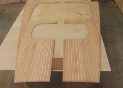 Hand made Riva deck ply