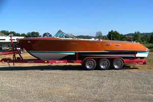 A Riva Aquarama Special ready for delivery